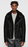 BYWARD SHEARLING BIKER JACKET