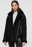 REI SHEARLING BIKER JACKET