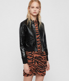 PASCAO ALI LEATHER BOMBER JACKET