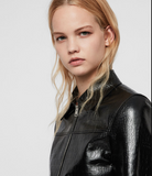 PASCAO ALI LEATHER BOMBER JACKET