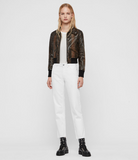 PASCAO OBA LEATHER BOMBER JACKET