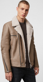 COLEMAN SHEARLING BIKER JACKET