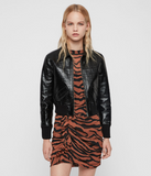 PASCAO ALI LEATHER BOMBER JACKET