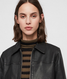 PASCAO LEATHER BOMBER JACKET