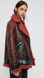 HAWLEY SHEARLING BIKER JACKET