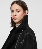 REI SHEARLING BIKER JACKET