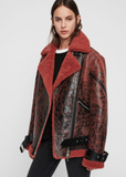 HAWLEY SHEARLING BIKER JACKET