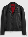 HEARN LEATHER BIKER JACKET